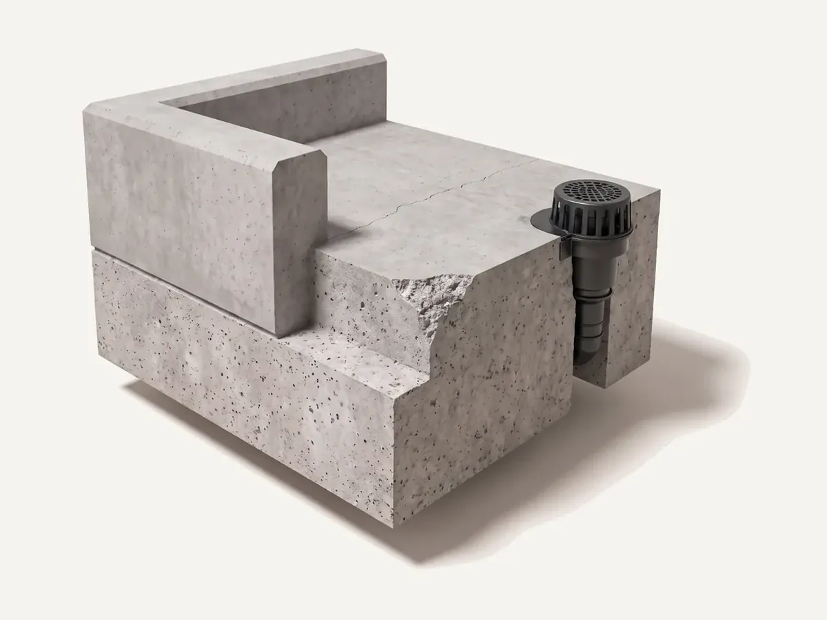 El sistema para terraza, balcón y jardinera, montado capa a capa